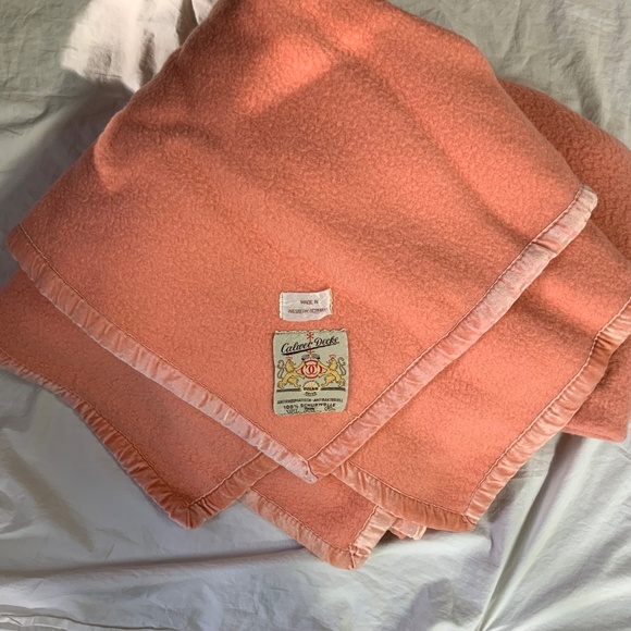 Calwer Decke Vintage 100% Virgin Wool Blanket made in West Germany - Picture 4 of 5